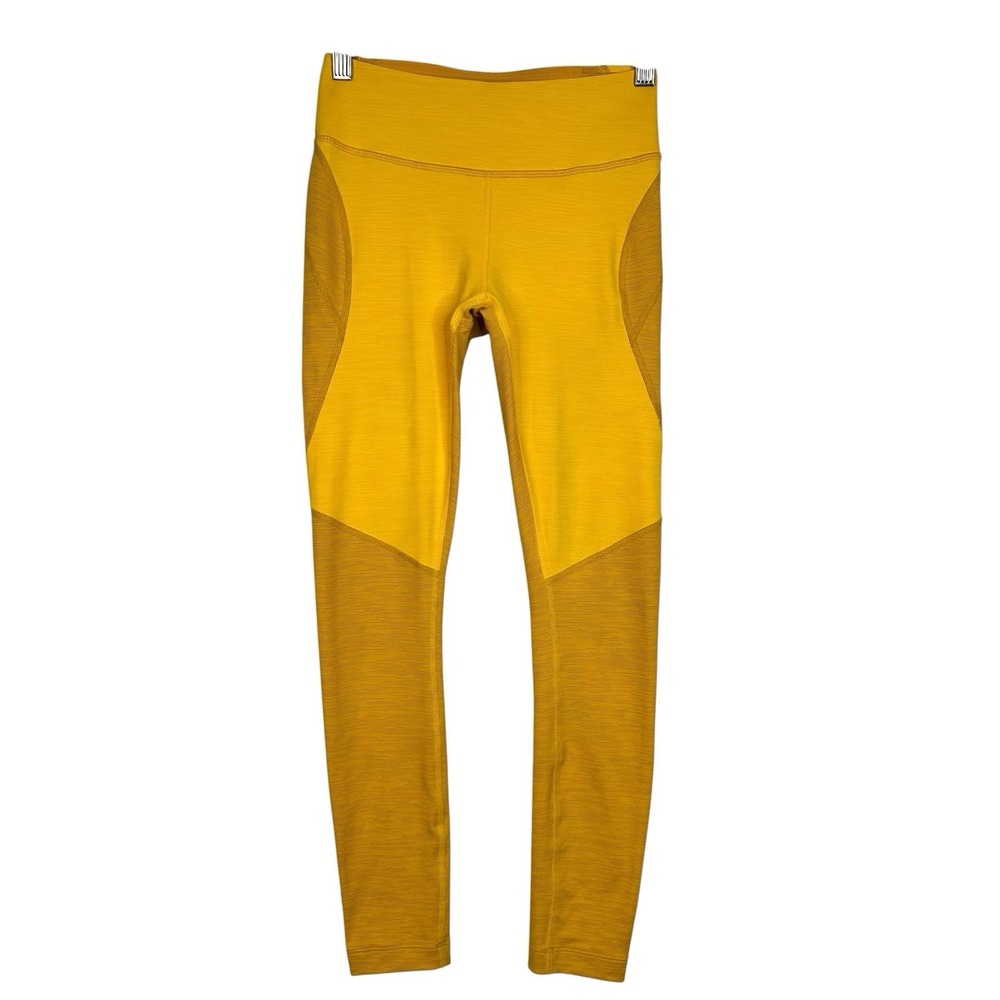 Outdoor Voices TechSweat Leggings Women's XS Yellow Athletic Yoga Workout Pants